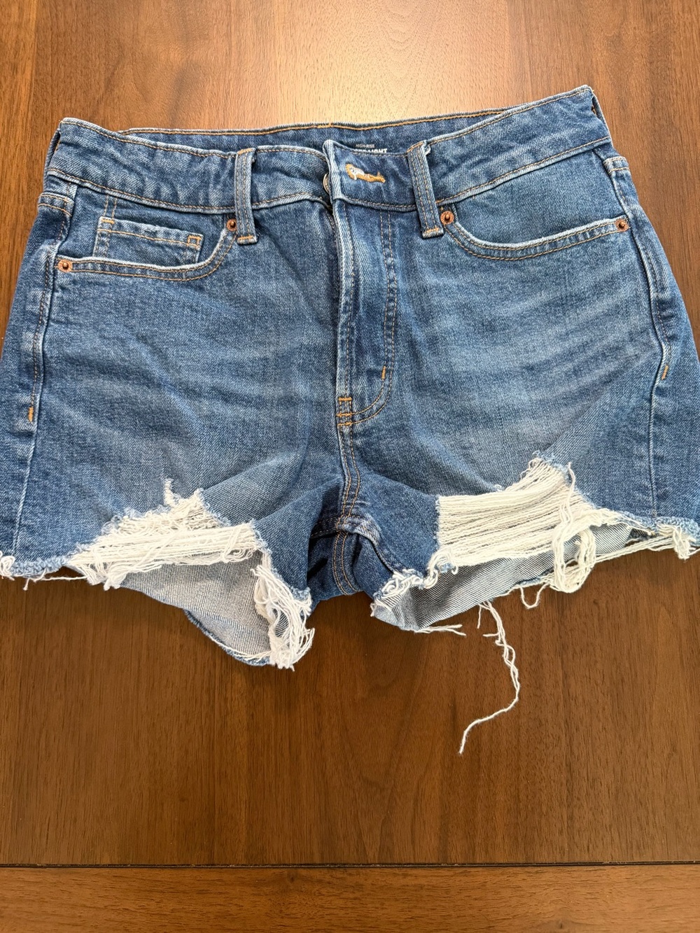 Old Navy Distressed Denim Jean Shorts - Blue